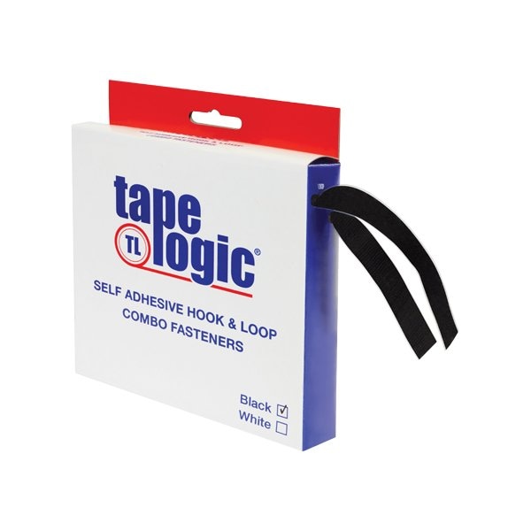 Tape Logic 1'' x 15' Black Strip Roll Tape Logic Combo Pack BUY00016169 - main